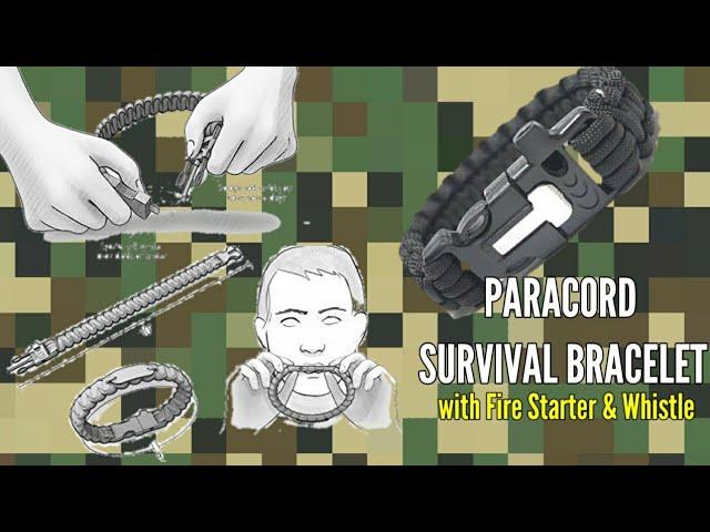 Paracord Survival Bracelet (Unboxing & Giveaway)!