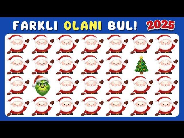 Farklı Olanı Bul - Yılbaşı Özel   28 Harika Bulmaca Sizi Bekliyor ⭐⭐Güzel Bir Sene Dileklerimle 