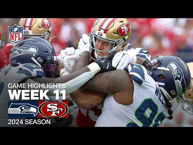 Seattle Seahawks vs. San Francisco 49ers Game Highlights | NFL 2024 Season Week 11