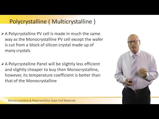 Monocrystalline & Polycrystalline Solar Cell Materials