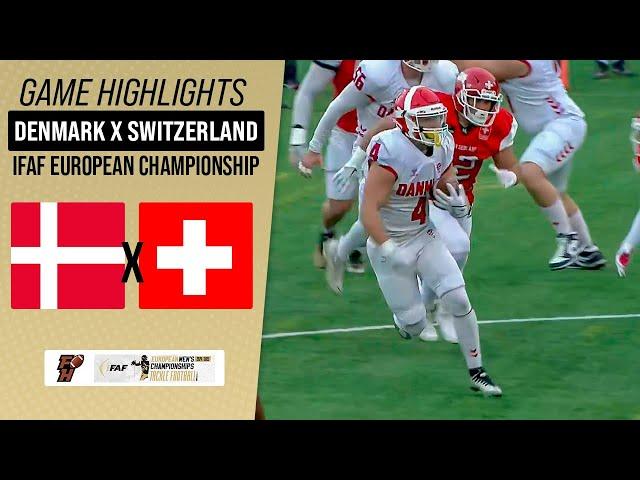 DENMARK X SWITZERLAND | IFAF EUROPEAN CHAMPIONSHIP 24/25 | Game Highlights