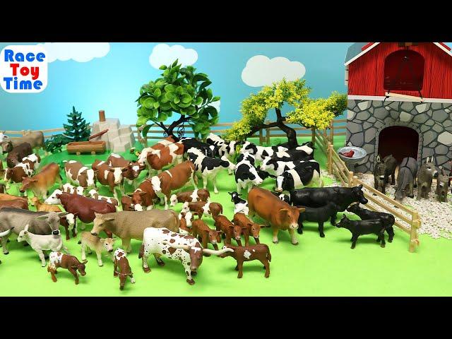 Cow and Farm Animal Toys Figurines Collection