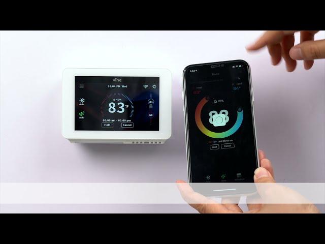 VINE WIFI Home Thermostat TJ-919E Installation, WIFI Connect Instruction.