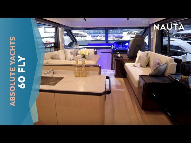 Absolute Yachts - 60 FLY - boat tour esterni e cabine