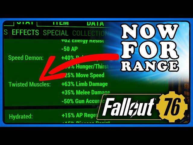 Fallout 76: 313% Limb Damage, Faster EN 06 Guardian & Scattershot Perk Explained. Twisted Muscles