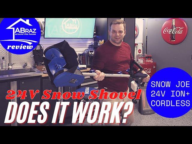 24V Cordless Snow Joe Snow Shovel - Does this power snow shovel work? | #snowjoe