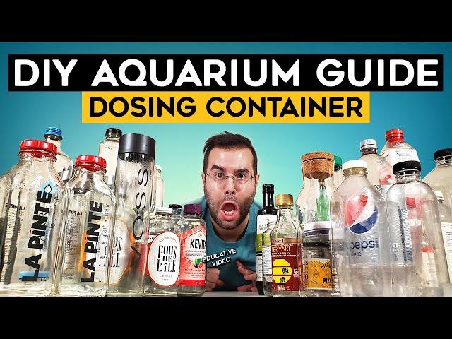 How To Build A DIY AQUARIUM DOSING CONTAINER or DIY DOSING BOTTLE