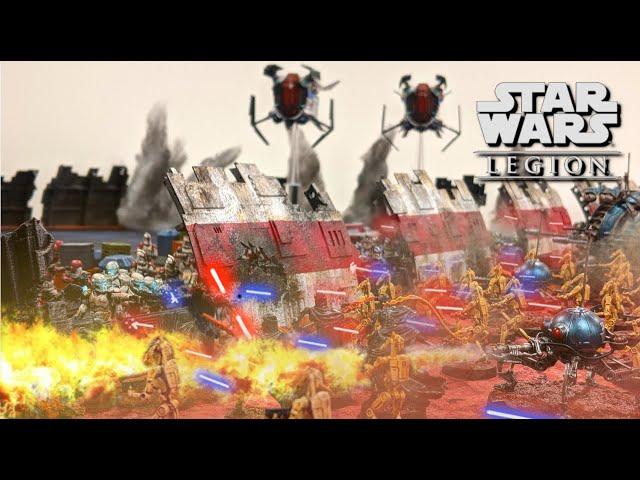 The LARGEST Star Wars Legion Battle Report on YouTube! 16,000 Points!