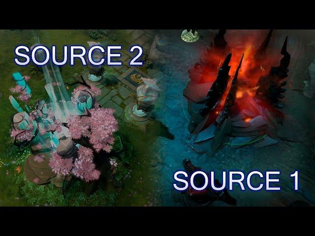 Source 2 and Source 1 comparison — Dota 2 Reborn update