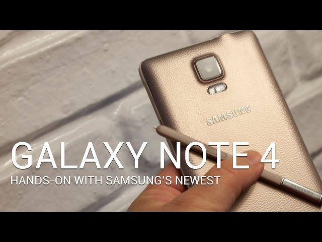 Samsung Galaxy Note 4 hands-on