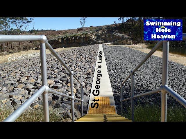 Swimming in St George's Lake, Creswick  - Unofficial Re-Opening Black Tie Event