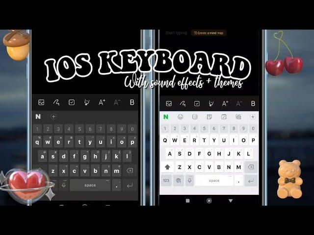 Get iOS keyboard in Android device with themes and bold font 