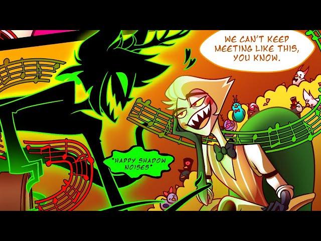 Alastors shadow makes a move on lucifer! - Hazbin Hotel comic dub