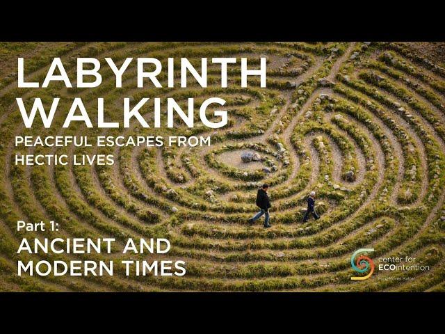 Labyrinth walking peaceful escape from hectic lives part 1 by Hans Andeweg