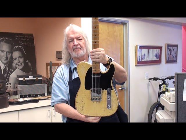 Seymour with a 1950's Fender Broadcaster