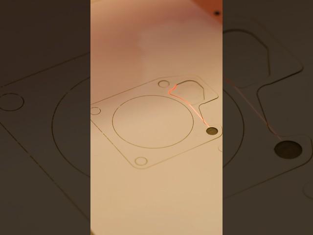 Using the new laser cutter to reverse engineer & create a new NPT air intake temp sensor spacer.