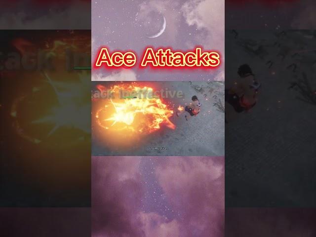 Ace Attacks in One Piece Odyssey