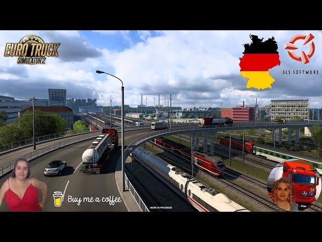 Euro Truck Simulator 2 (1.53) Mercedes Actros MP4 by SCS Delivery to Germany Rework + DLC's & Mods