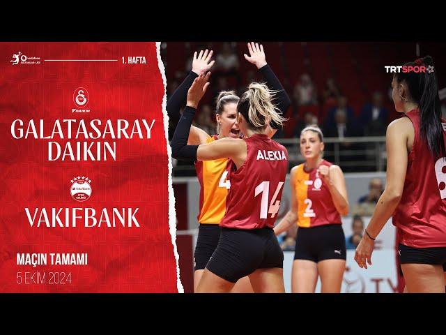 Maçın Tamamı | Galatasaray Daikin - Vakıfbank  'Vodafone Sultanlar Ligi'