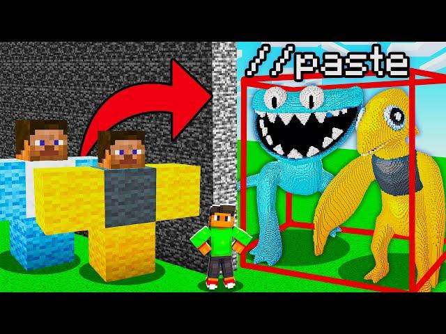 I Cheated with //PASTE in RAINBOW FRIENDS 2 Build Challenge!