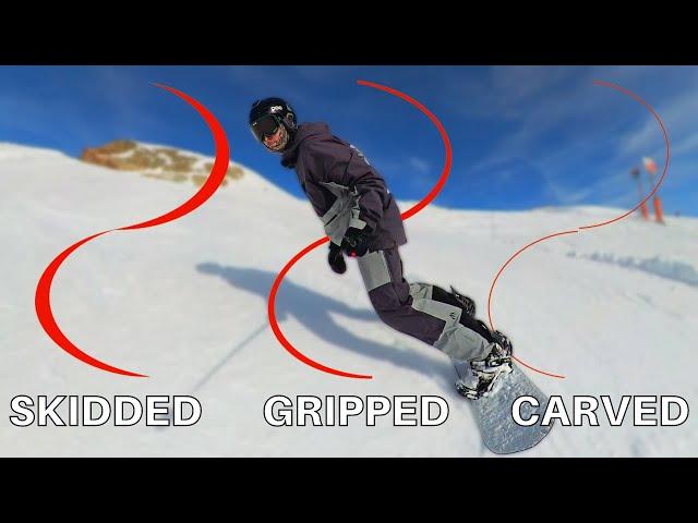 SKIDDED GRIPPED OR CARVED TURNS?