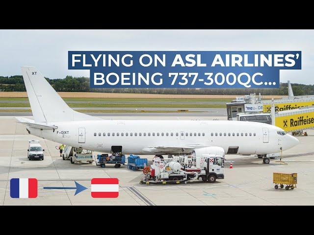 TRIPREPORT | ASL Airlines France (ECONOMY) | Boeing 737-300QC | Toulouse - Vienna