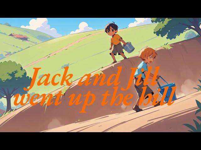 Jack and Jill went up the hill