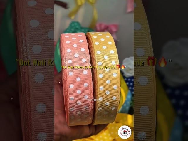 "Polka Dot Grosgrain Ribbon – The Cutest Trend for Crafts & Gifting!"#polkdot  #polkadot #grosgrain