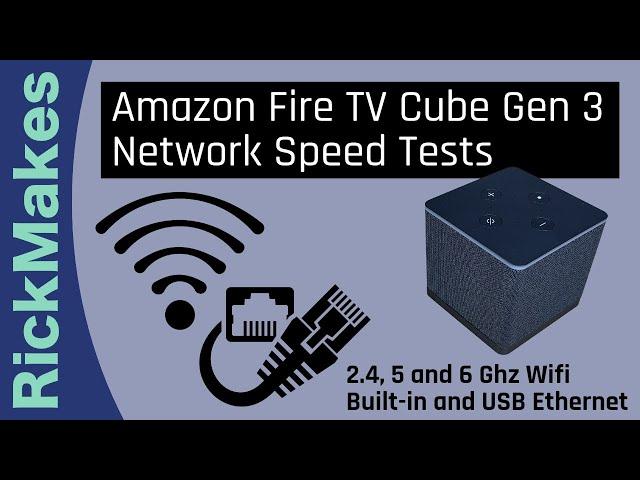 Amazon Fire TV Cube Gen 3 Network Speed Tests