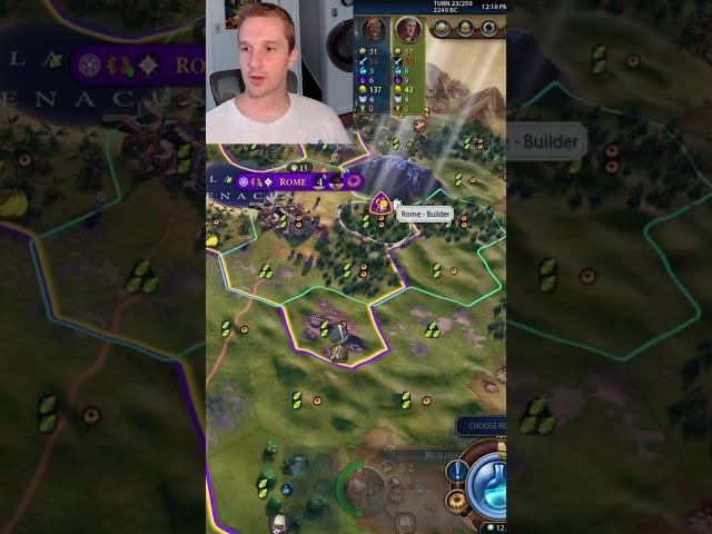 Chopping before placing districts #civ6