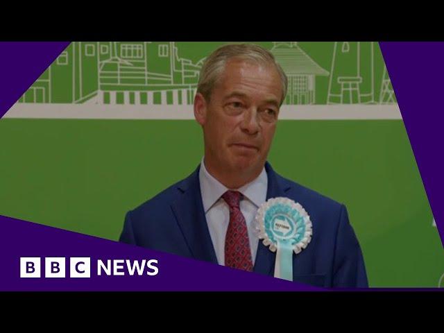 UK general election: Reform UK's Nigel Farage becomes MP | BBC News