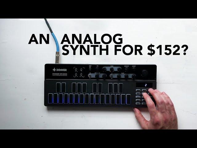 Donner B1: A 303-style analog synth for $130!