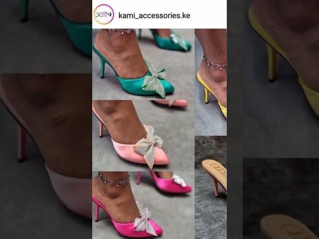 Trendy Ladies heels @kami_accessories.ke on IG #trendyladiesheels #ladiesfashion #designerladyshoes