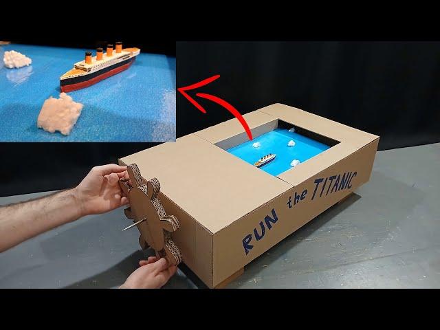 "Run the Titanic" cardboard game