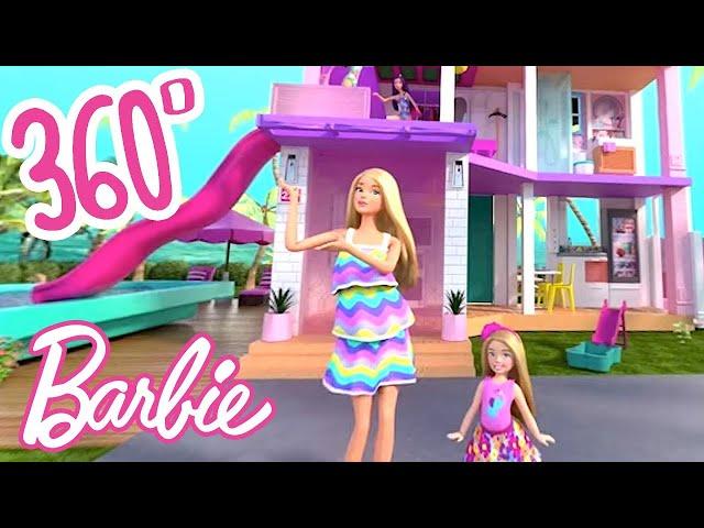 @Barbie |  BARBIE'S NEW DREAMHOUSE  360° VIRTUAL HOUSE TOUR! | #Dreamhouse REMIX