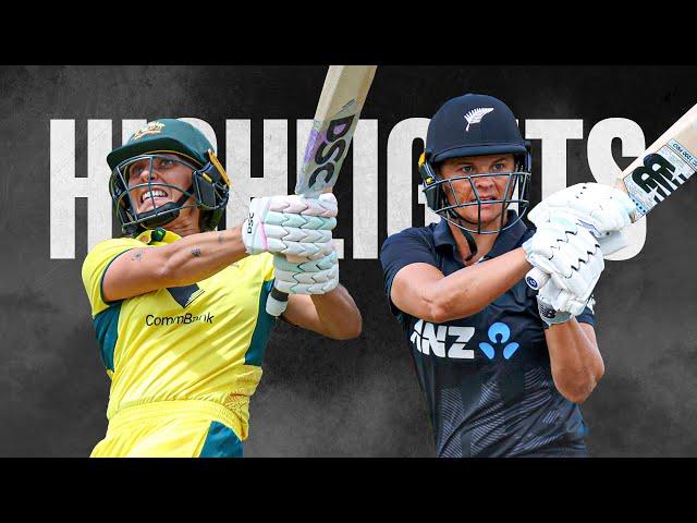 Suzie Bates Smashes 50 and Kerr Takes 4-Fer | Highlights | New Zealand Women v Australia 3rd ODI