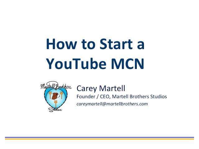 How to Start a YouTube Network : A Guide