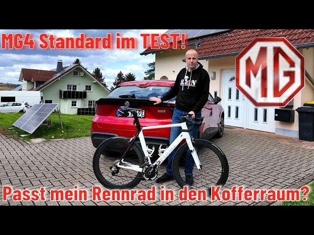 MG4 Kofferraum-Test: Passt mein Rennrad da tatsächlich rein? Überraschung garantiert!