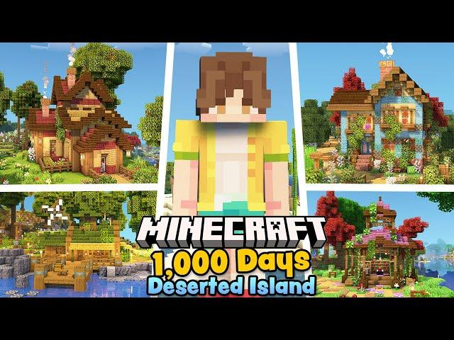 We Spent 1000 Days on a Deserted Island in Minecraft Survival [Full Movie]