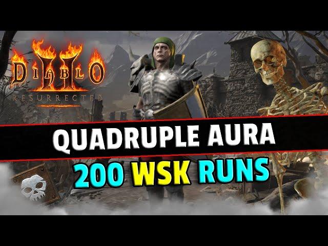 Summon Necro with PRIDE golem, insane damage ! 200 WSK runs - Diablo 2 resurrected