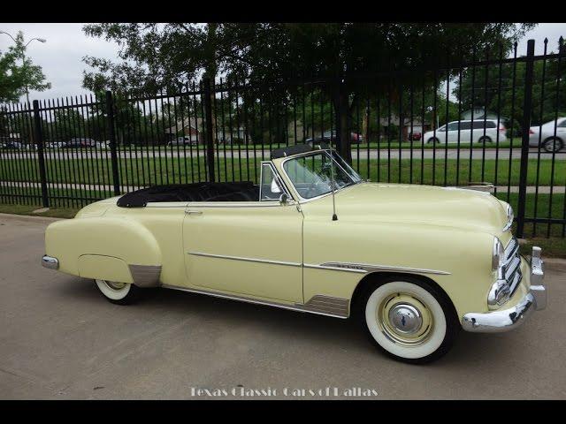 1951 Chevy Styleline Deluxe Convertible Classic Car