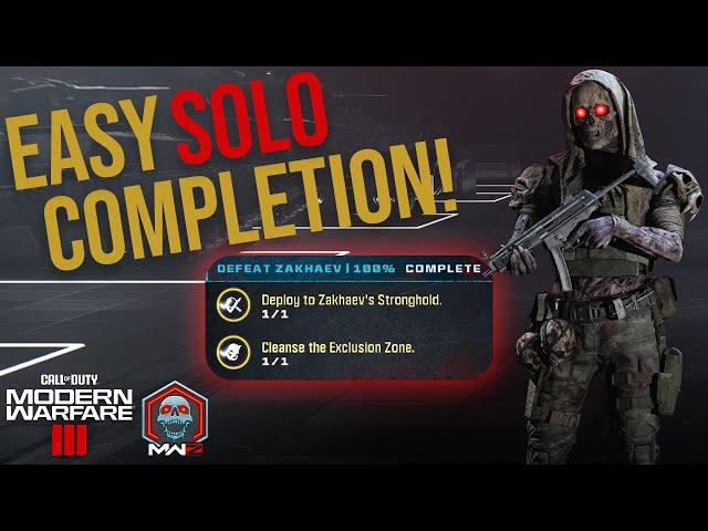 EASY Tier 5 Defeat Zakhaev Story Mission Completion for Act 3 | Call of Duty MW3 Zombies