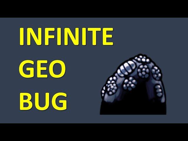 HOLLOW KNIGHT - Infinite Geo Bug