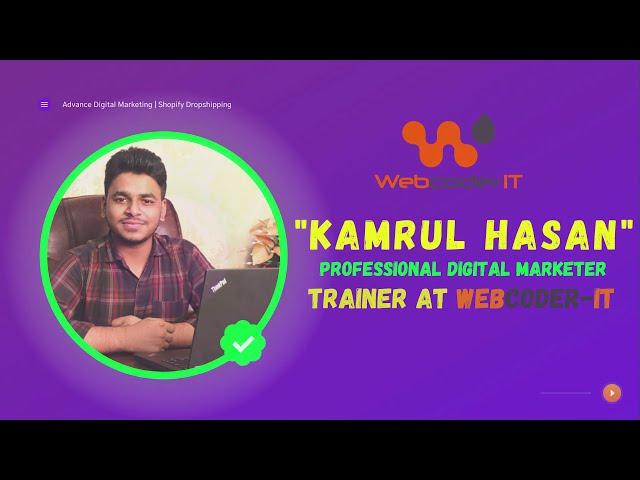 Learn Digital Marketing With "Kamrul Hasan"