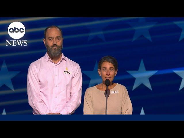 Parents of Israeli hostage address DNC crowd