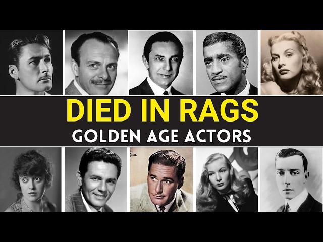 Golden Age Actors And Singers Who Died In Poverty