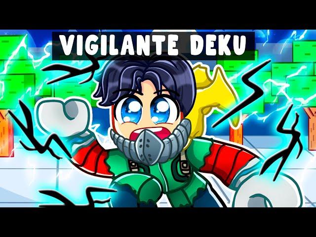 UNLOCKING The NEW VIGILANTE DEKU MOVESET In Roblox STRONGEST BATTLEGROUNDS!