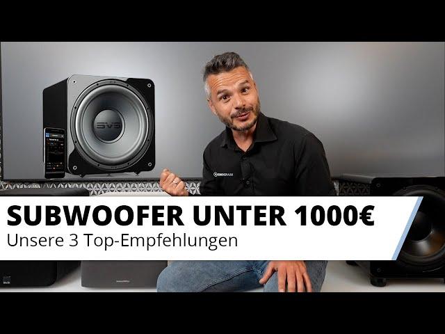 Unsere 3 besten Subwoofer unter 1.100,- Euro