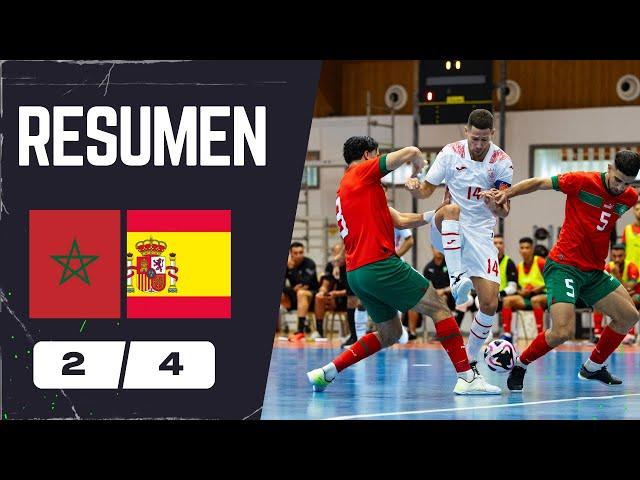 Marruecos 2 - 4 España | RESUMEN