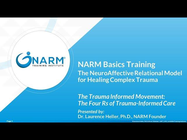 NARM Basics Training: The 4 Rs of Trauma-Informed Care